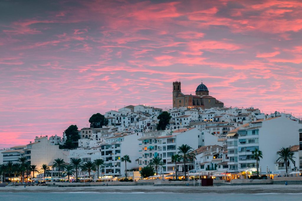 Coucher de soleil &agrave; Altea.