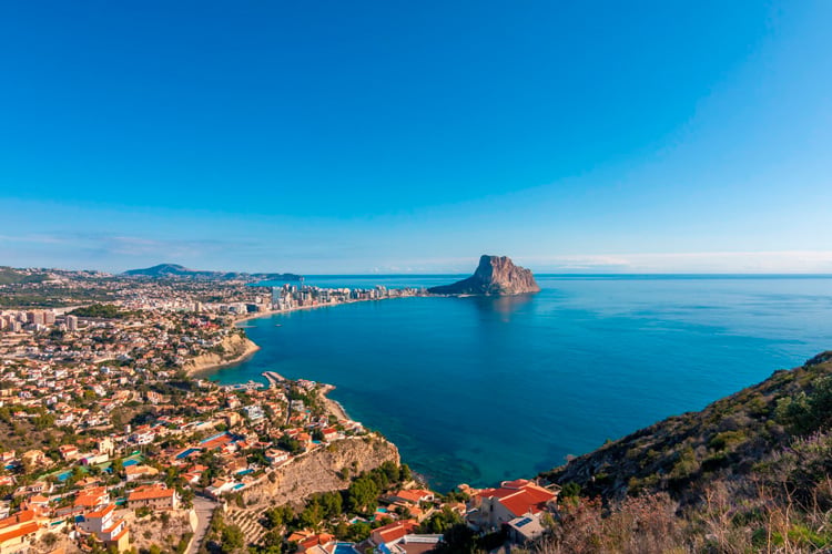 Pe&ntilde;&oacute;n de Ifach in Calpe