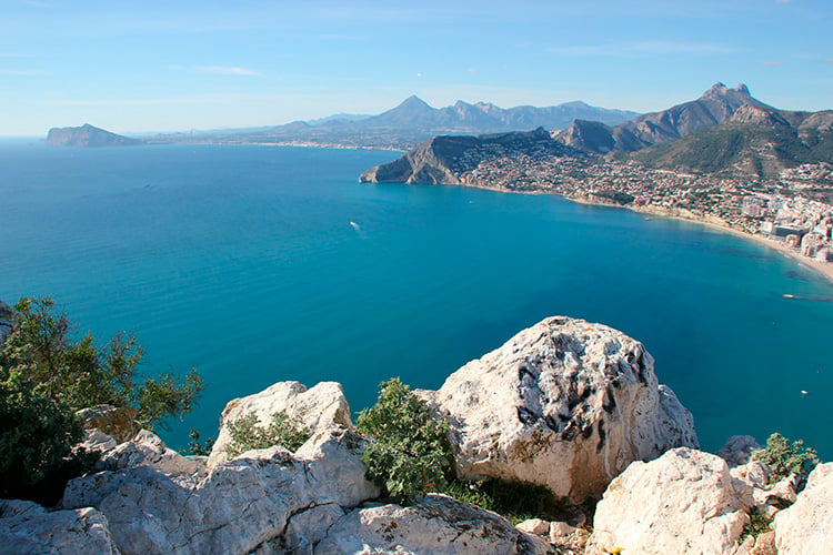 Views from the top of the Pe&ntilde;&oacute;n de Ifach