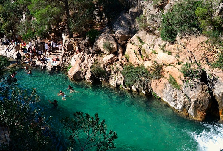 Fonts del Algar &agrave; La Nuc&iacute;a