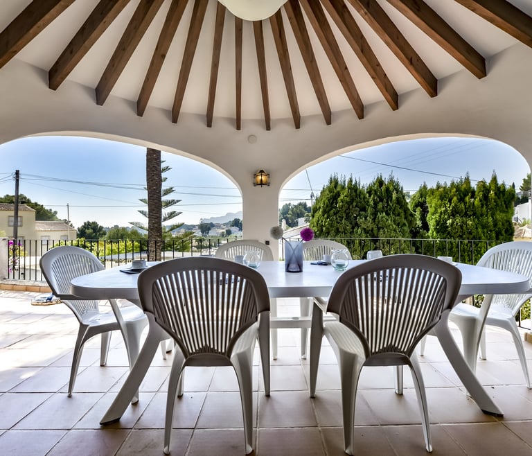 Alquiler de villa FLORES en Benissa - Terraza