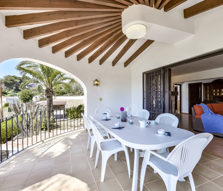 Alquiler de villa FLORES en Benissa - Terraza
