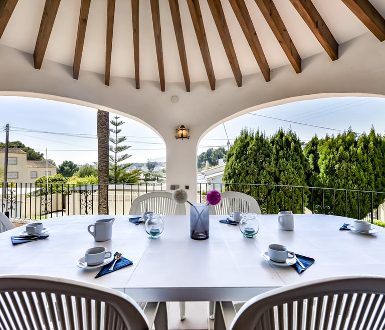 Alquiler de villa FLORES en Benissa - Terraza