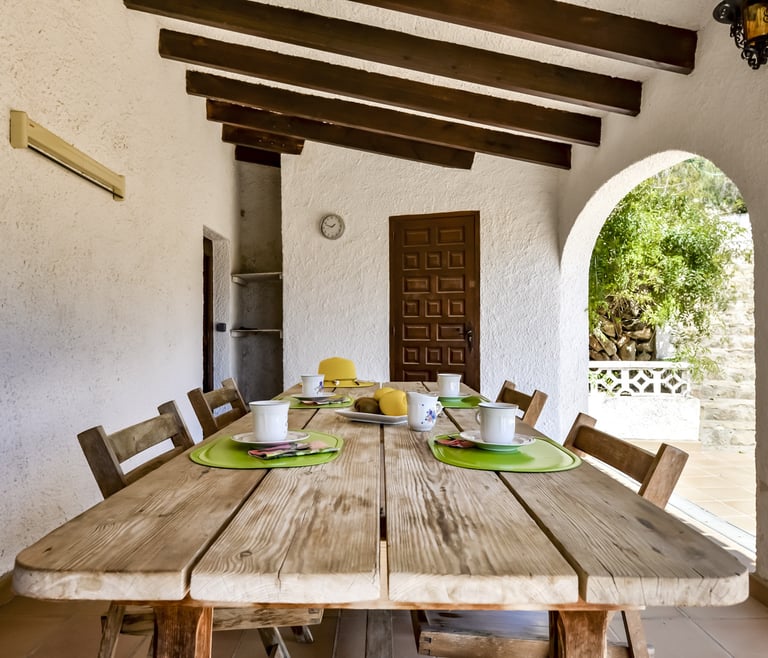 Alquiler de villa FLORES en Benissa - Terraza