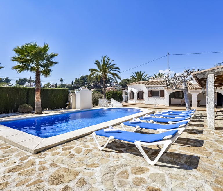 Alquiler de villa FLORES en Benissa - Piscina