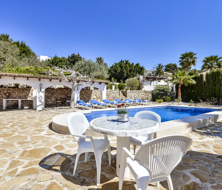 Alquiler de villa FLORES en Benissa - Terraza