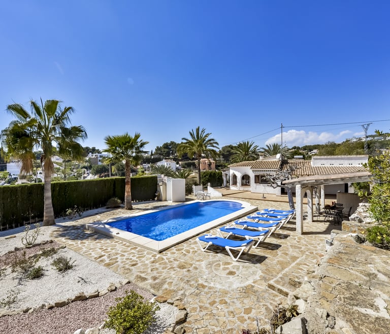 Alquiler de villa FLORES en Benissa - Jardin
