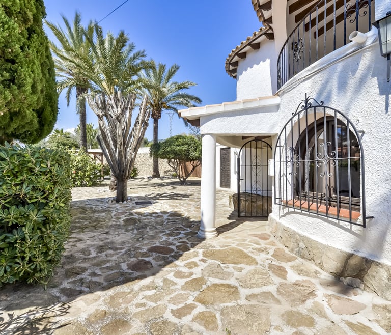 Alquiler de villa FLORES en Benissa - Jardin