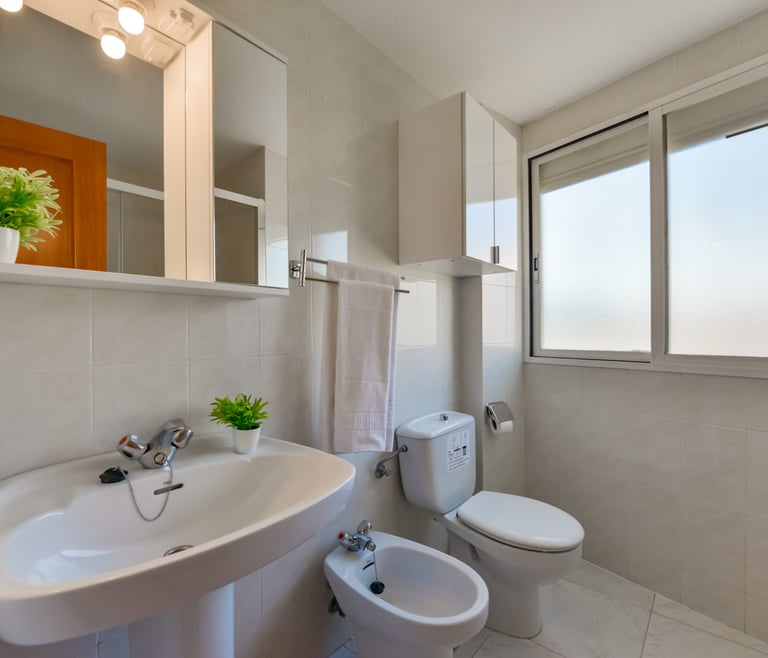 Appartement à louer à Calpe APOLO XI avec piscine. à Calpe / Calp - Salle de bain