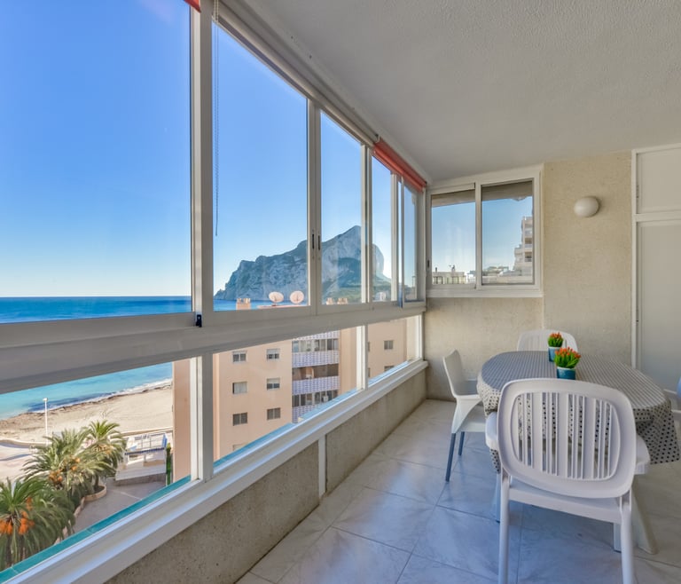 Appartement à louer à Calpe APOLO XI avec piscine. à Calpe / Calp - Terrasse