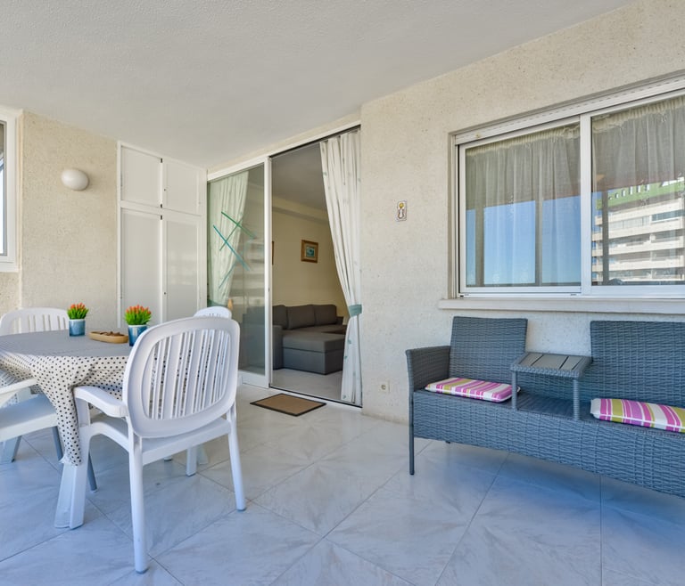 Appartement à louer à Calpe APOLO XI avec piscine. à Calpe / Calp - Terrasse