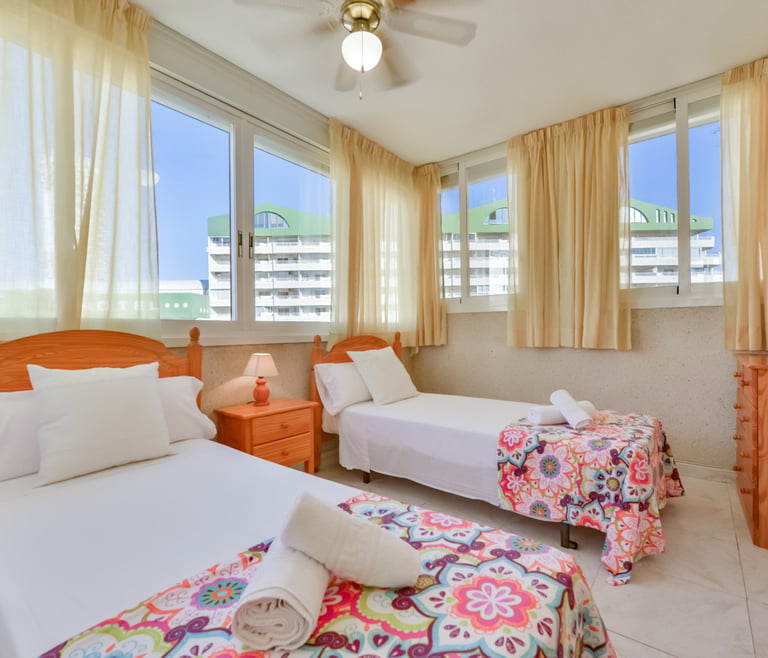 Appartement à louer à Calpe APOLO XI avec piscine. à Calpe / Calp - Chambres