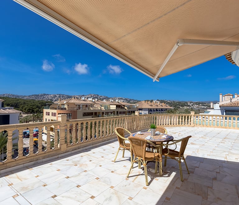 Alquiler de apartamento en Moraira, CAP DOR en Moraira - Terraza