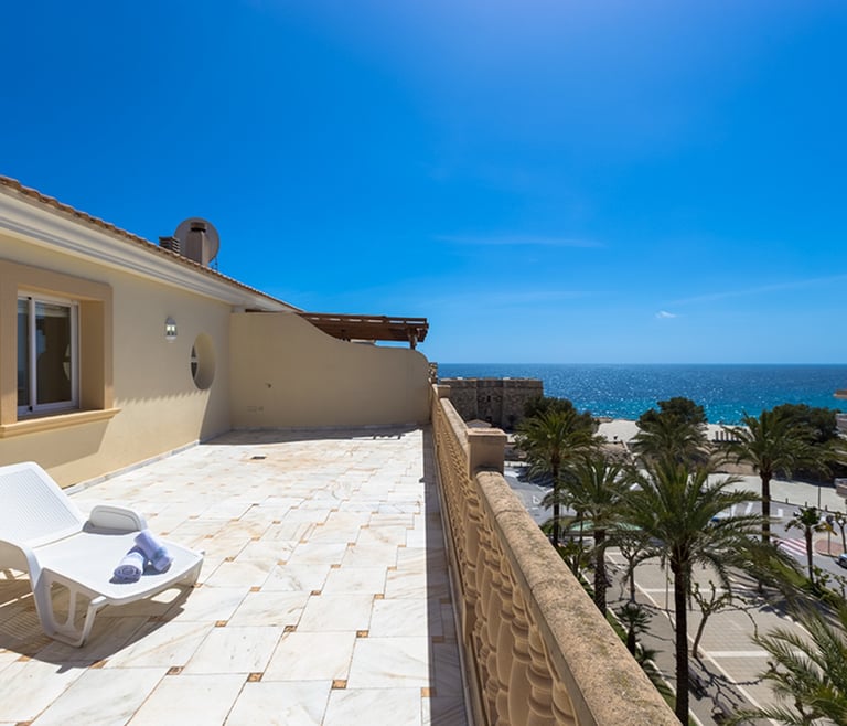 Alquiler de apartamento en Moraira, CAP DOR en Moraira - Terraza