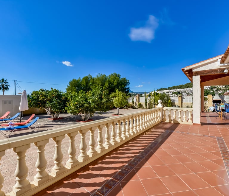 Alquiler de villa ISMAEL en Calpe - Terraza