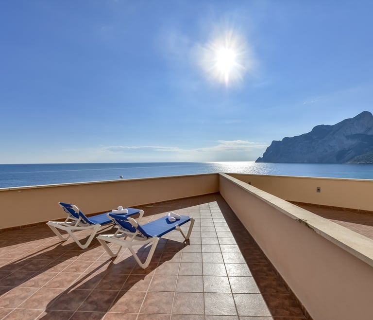 TRAMONTANA,apartamento tramontana Calpe en primera linea. wifi gratis en Calpe - Otros