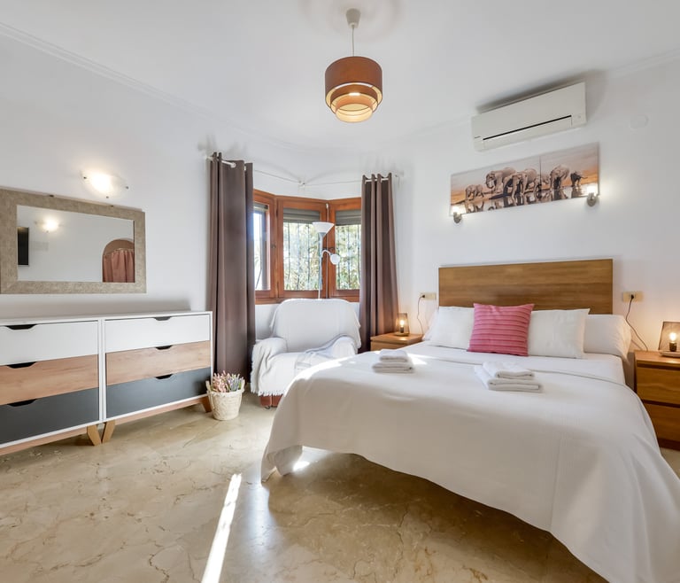 Villa à louer à Moraira ROUILLON à Moraira - Chambres