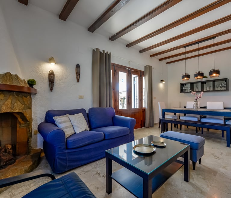 Villa à louer à Moraira ROUILLON à Moraira - Salon