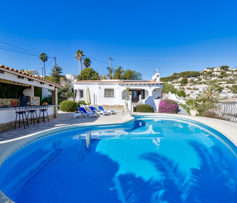 Villa à louer à Moraira ROUILLON à Moraira - Piscine