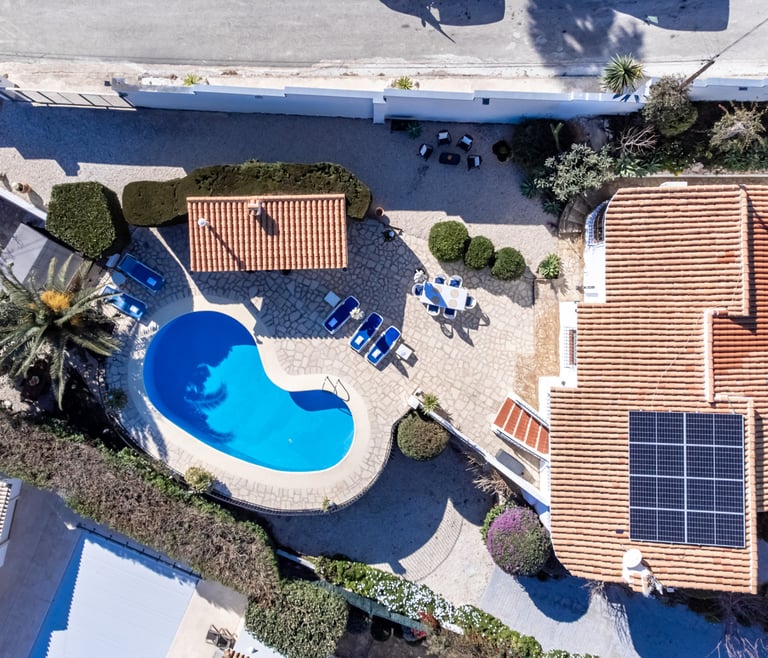 Villa à louer à Moraira ROUILLON à Moraira - Plans de la maison