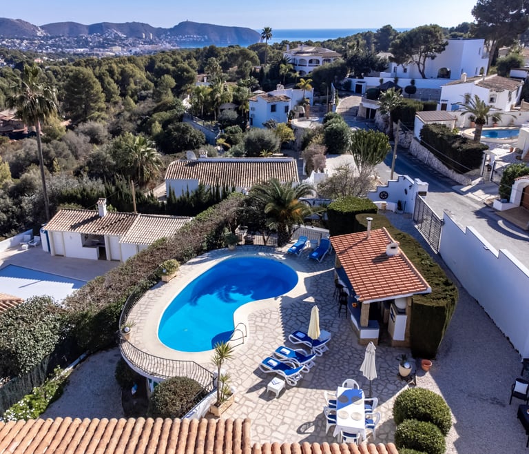Villa à louer à Moraira ROUILLON à Moraira - Plans de la maison