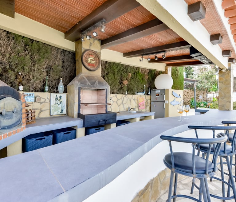 Villa à louer à Moraira ROUILLON à Moraira - Terrasse