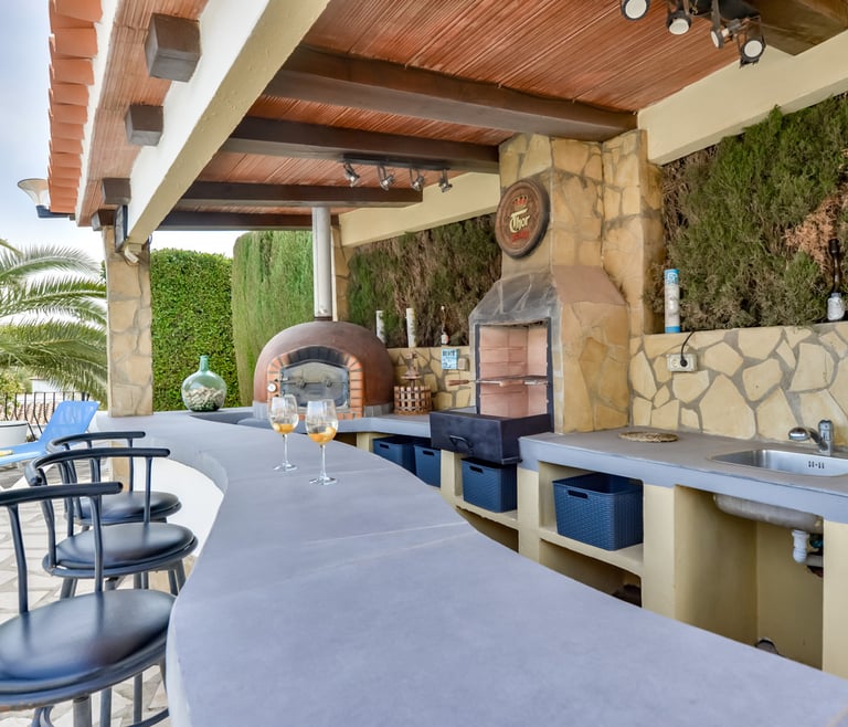 Villa à louer à Moraira ROUILLON à Moraira - Terrasse