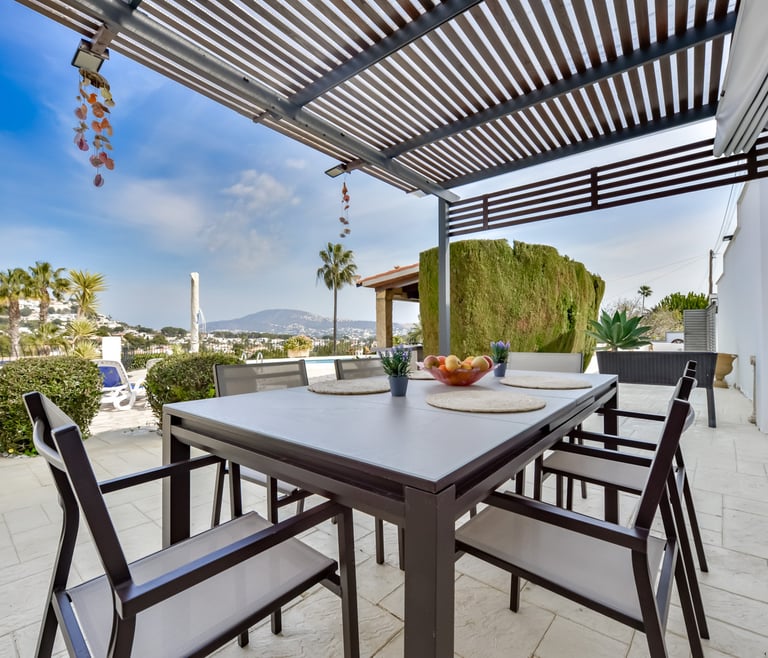 Villa à louer à Moraira ROUILLON à Moraira - Terrasse