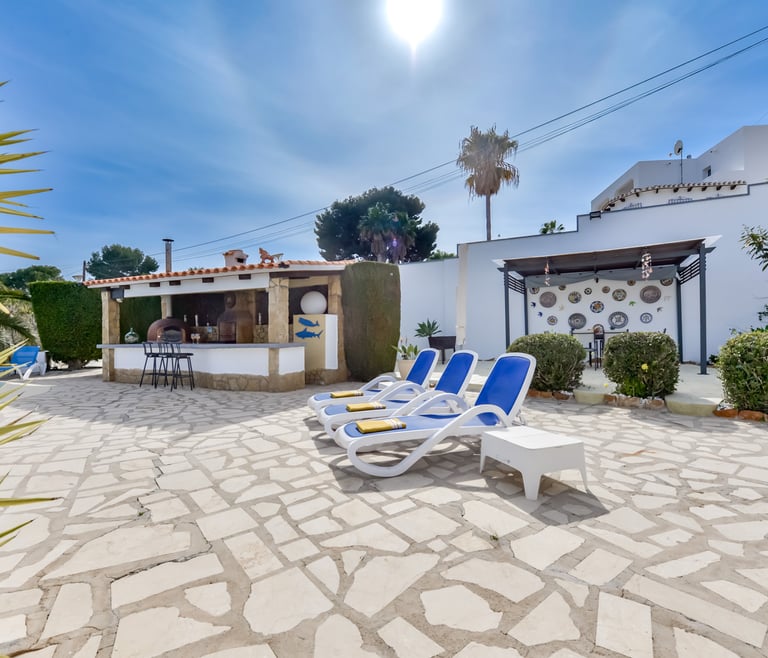 Villa à louer à Moraira ROUILLON à Moraira - Terrasse