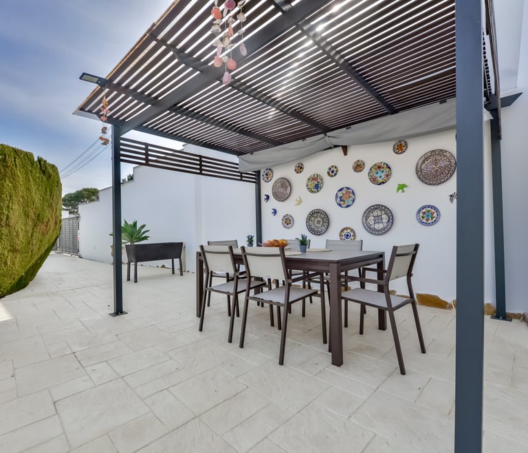 Villa à louer à Moraira ROUILLON à Moraira - Terrasse