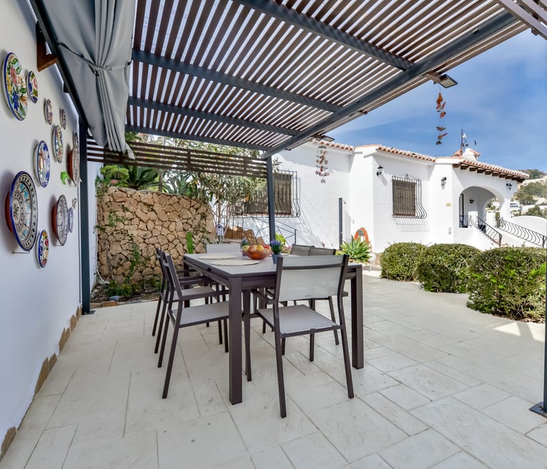 Villa à louer à Moraira ROUILLON à Moraira - Terrasse