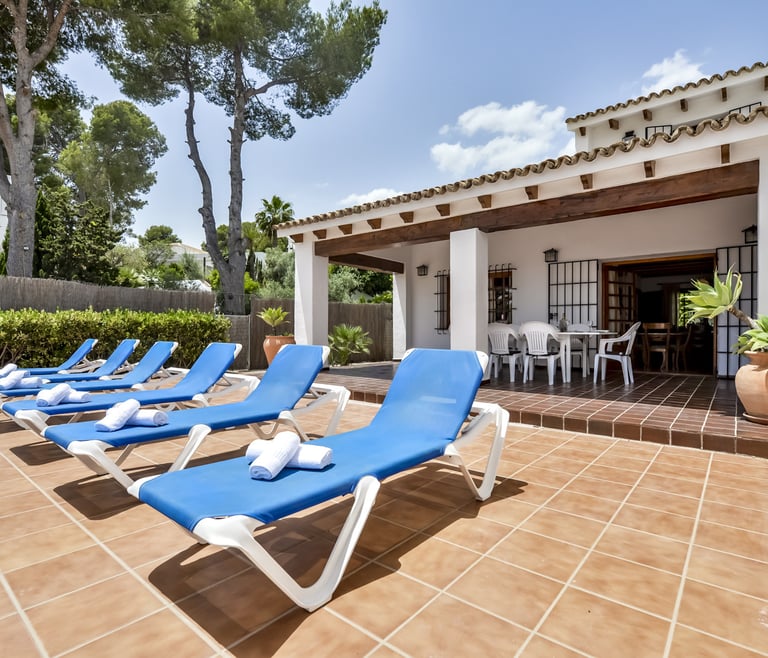 Villa à louer à Moraira ANDURINA à Moraira - Terrasse