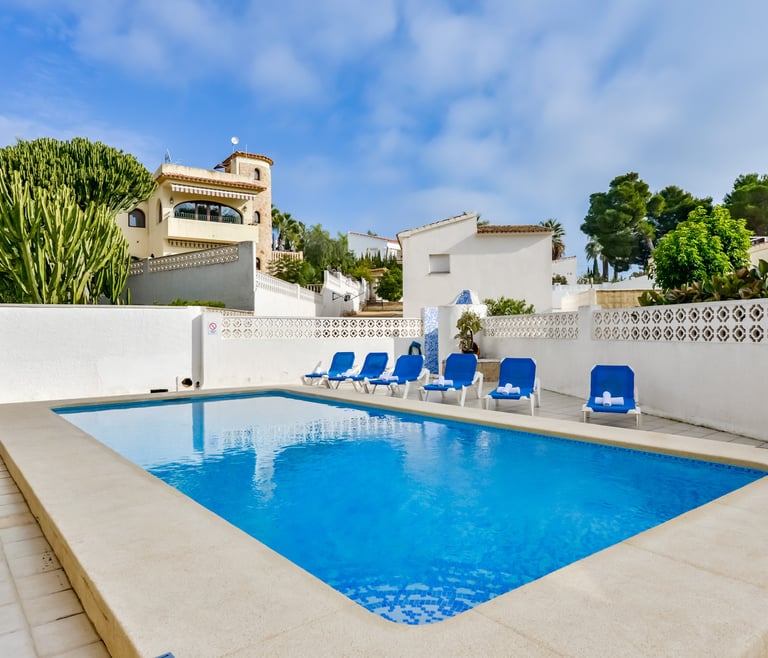 Ferienhausvermietung in Calpe STEFKA in Calpe / Calp - Schwimmbad