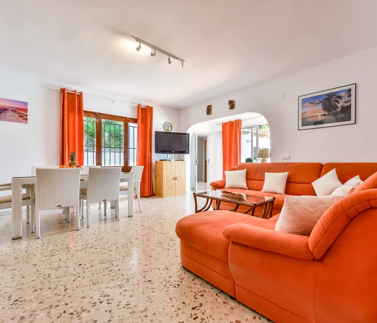 Alquiler de villa en Benissa, BERG en Benissa - Comedor