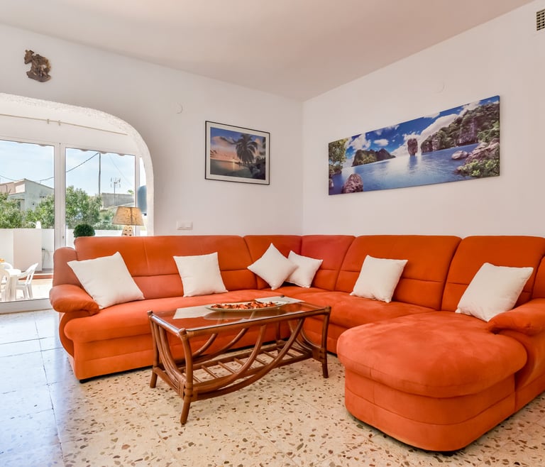 Alquiler de villa en Benissa, BERG en Benissa - Salón