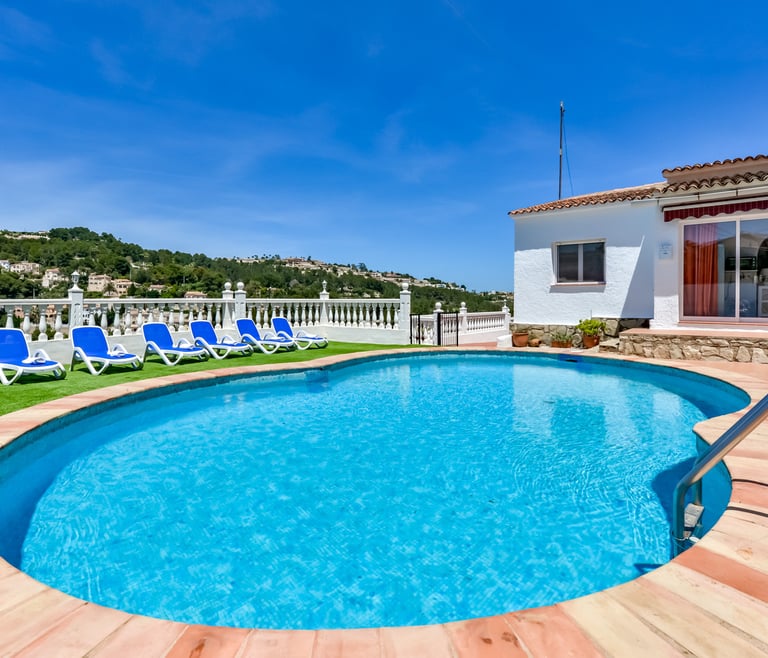 Alquiler de villa en Benissa, BERG en Benissa - Piscina