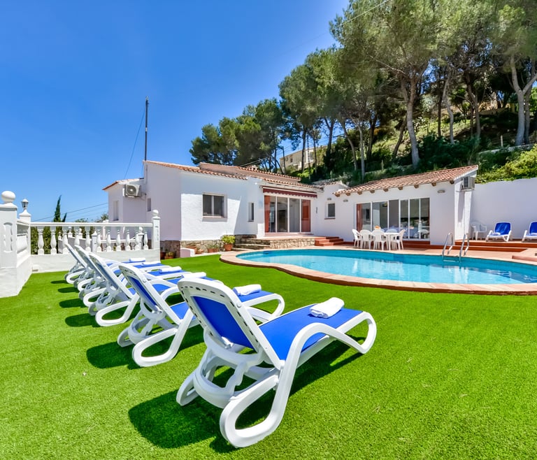 Alquiler de villa en Benissa, BERG en Benissa - Piscina