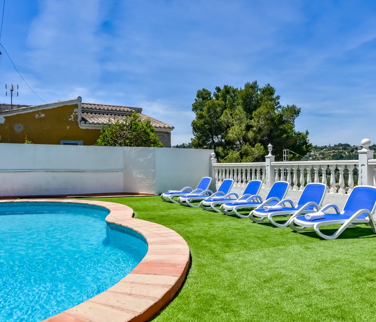 Alquiler de villa en Benissa, BERG en Benissa - Piscina
