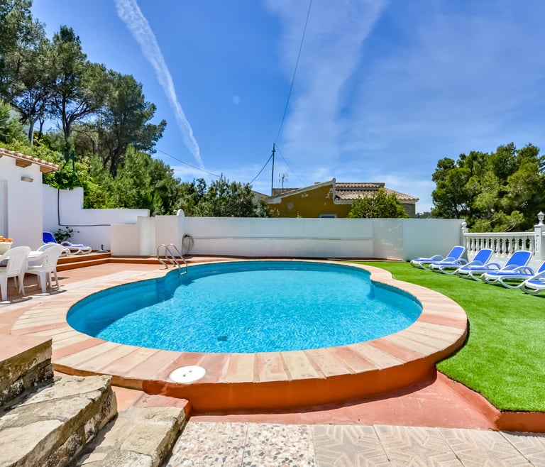Alquiler de villa en Benissa, BERG en Benissa - Piscina