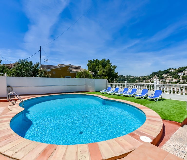 Alquiler de villa en Benissa, BERG en Benissa - Piscina