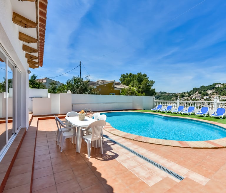 Alquiler de villa en Benissa, BERG en Benissa - Piscina