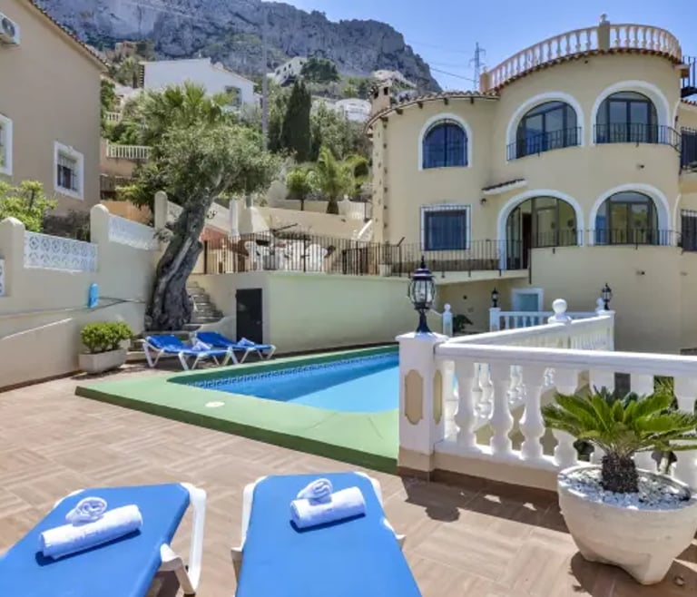Villa te huur in Calpe ANTONIO, privé zwembad en Calpe