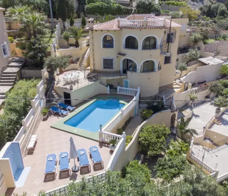Villa te huur in Calpe ANTONIO, privé zwembad en Calpe