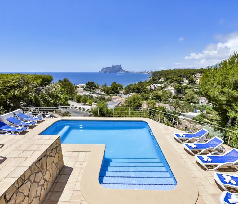 Alquiler de villa en Benissa ARC para 12, piscina privada y vistas al mar en Benissa - Vistas