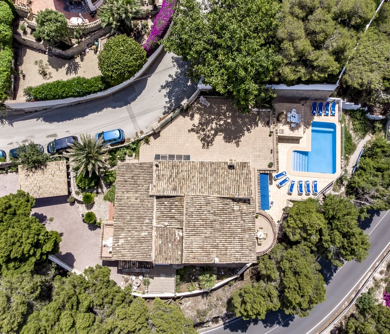 Alquiler de villa en Benissa ARC para 12, piscina privada y vistas al mar en Benissa - Planos de la vivienda