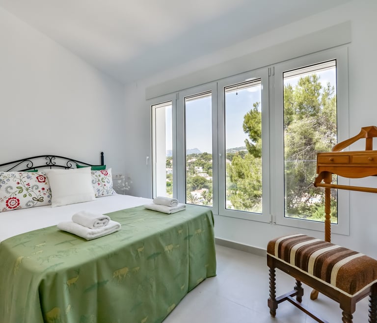 Alquiler de villa en Benissa ARC para 12, piscina privada y vistas al mar en Benissa - Habitaciones