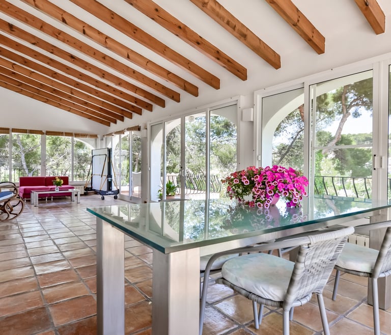 Alquiler de villa en Benissa ARC para 12, piscina privada y vistas al mar en Benissa - Salón