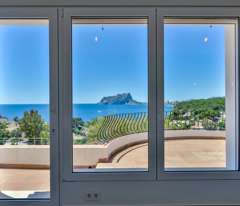 Alquiler de villa en Benissa ARC para 12, piscina privada y vistas al mar en Benissa - Vistas