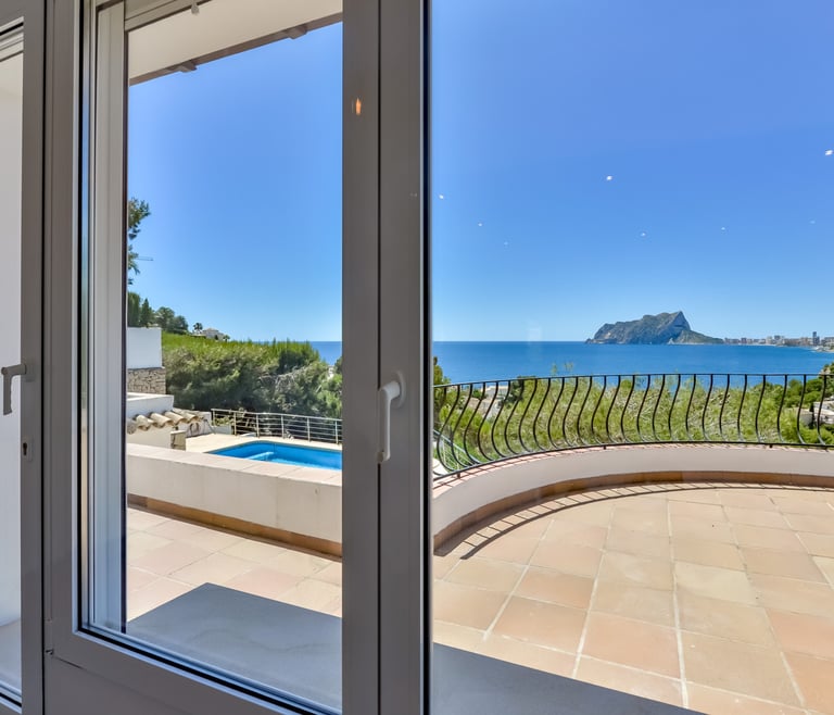 Alquiler de villa en Benissa ARC para 12, piscina privada y vistas al mar en Benissa - Vistas