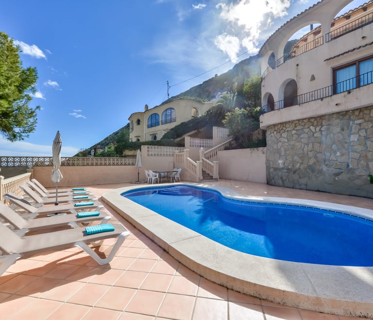 Villa te huur in Calpe ARCADIEN  en Calpe - Zwembad